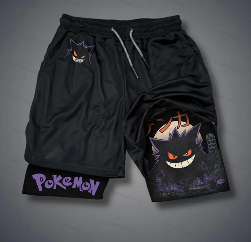 Badminton Tv - Pantaloncini Sportivi Ufficiali Pokémon Anime Collaboration