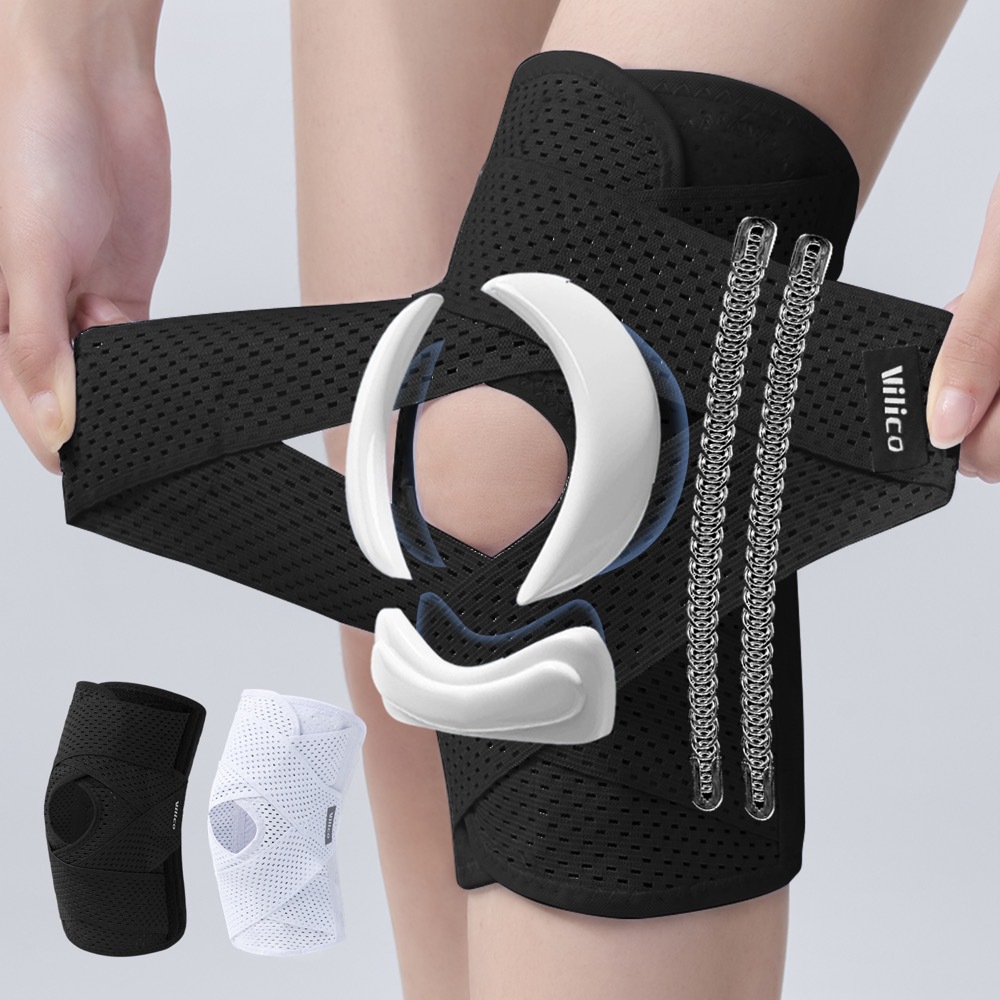 Knee Brace Badminton - Ginocchiere Sportive da Esterno Sottili Estive
