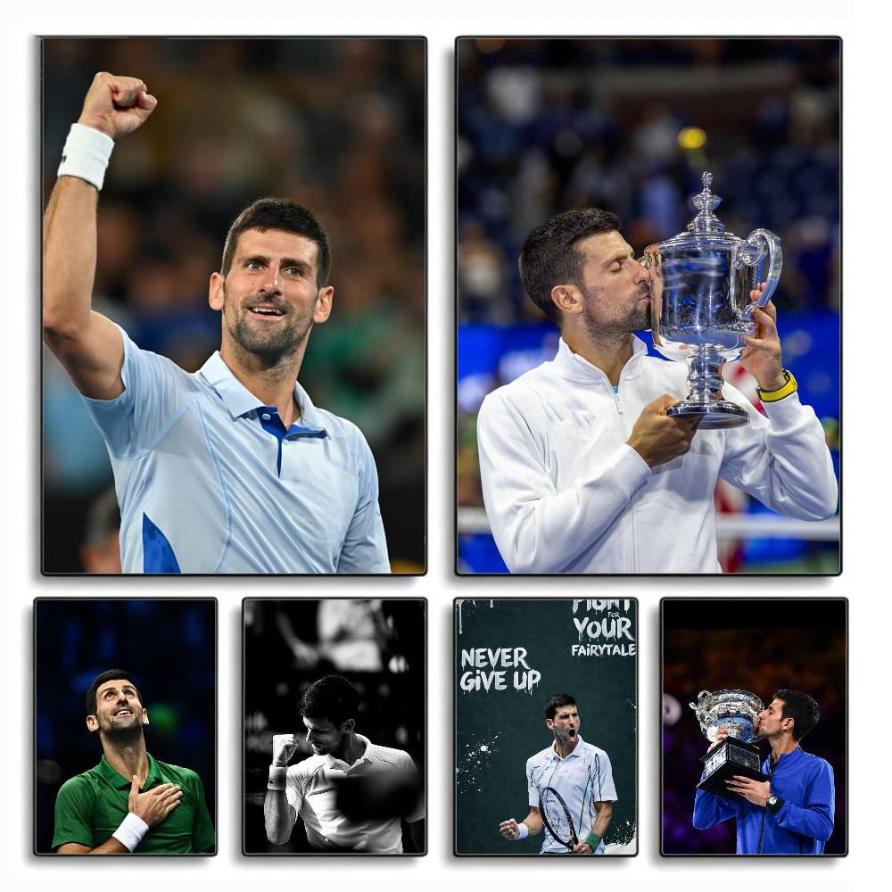 Badminton Quotes - N-Novak Tennis Legend D-Djokovic Poster HD