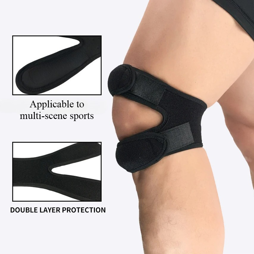 Knee Brace Badminton - Manicotto di supporto per ginocchiera elastica