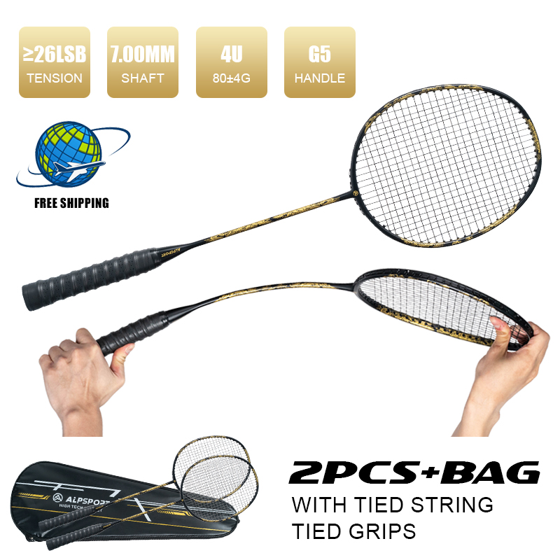 Badminton Raket - ALP SL Dragon Rush 4U Racchetta