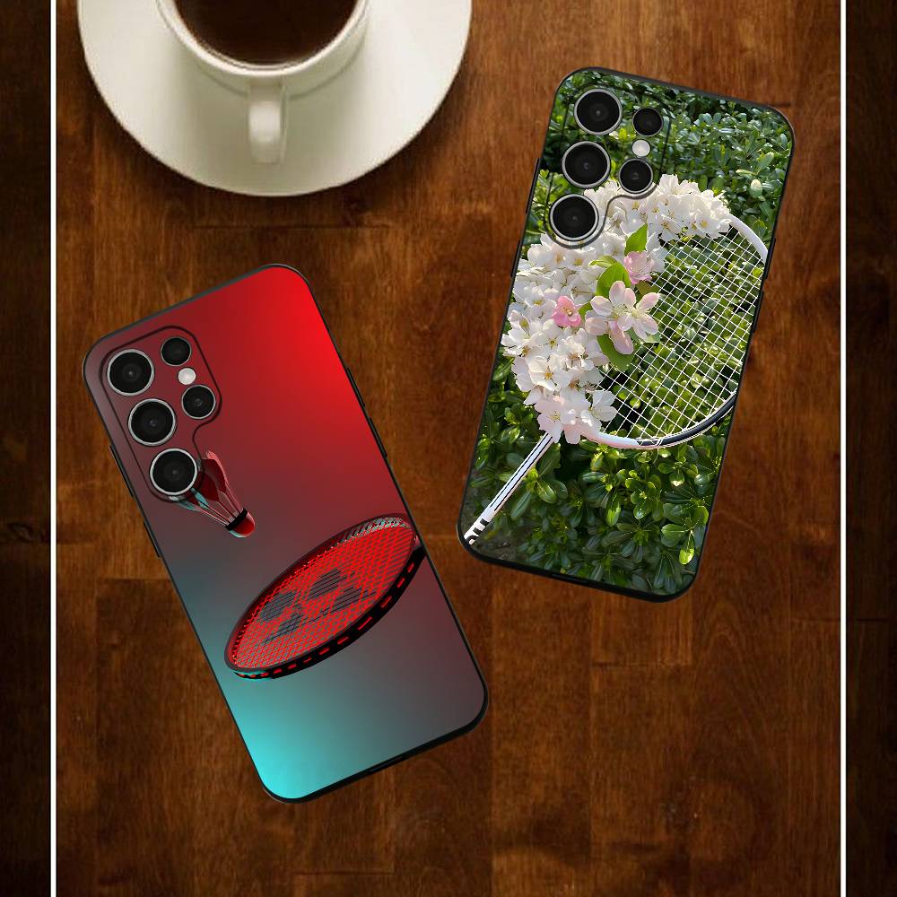 Badminton Quotes - Custodia Sportiva in Silicone Antiurto per