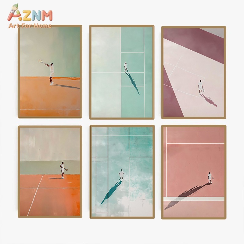 AZNM Stampa su tela minimalist - Badminton Quotes recensione e prezzo