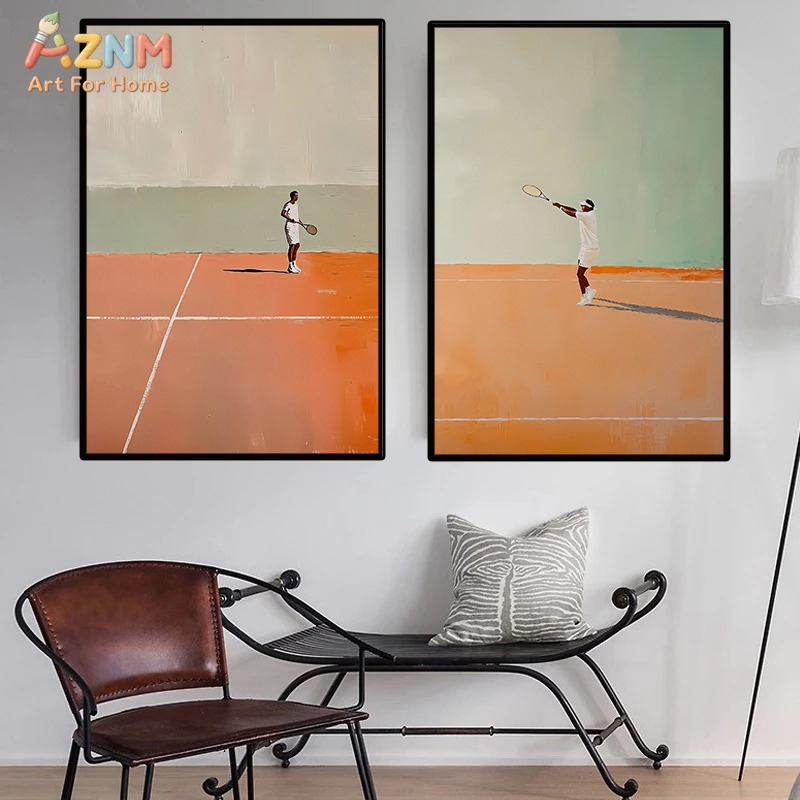 AZNM Stampa su tela minimalist - Badminton Quotes recensione e prezzo