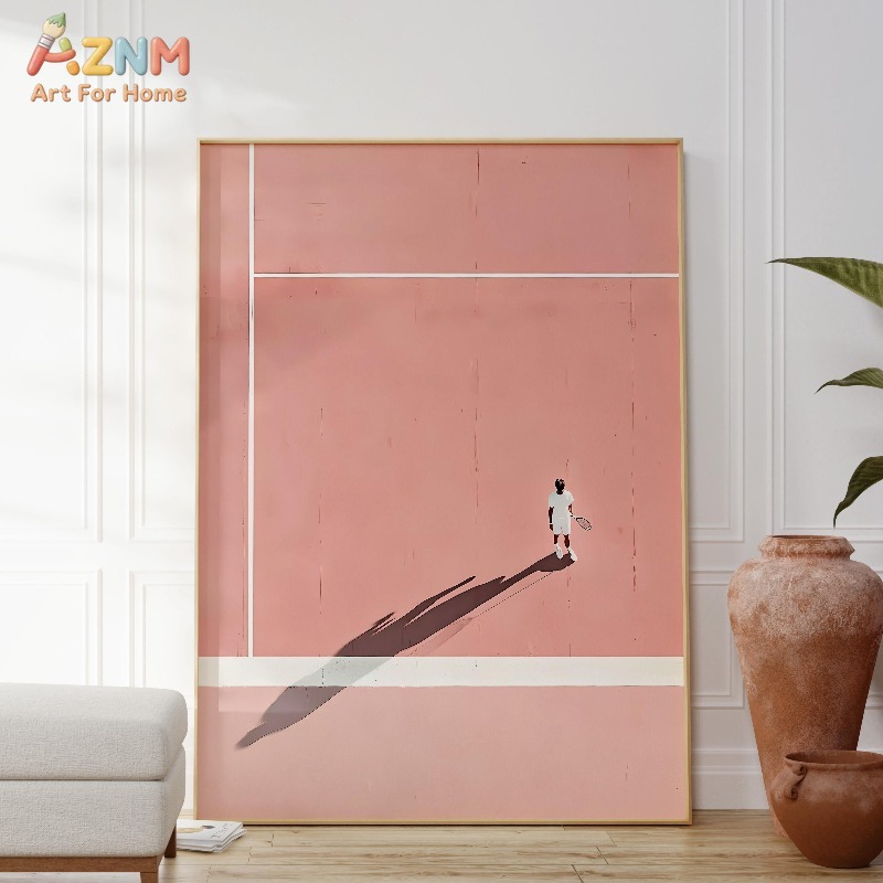 AZNM Stampa su tela minimalist - Badminton Quotes recensione e prezzo