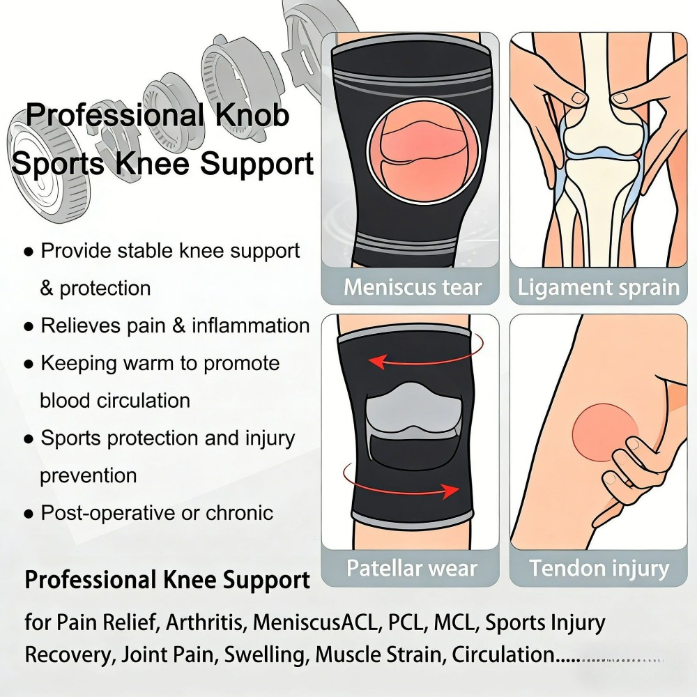 Supporto Professionale per Gin - Knee Brace Badminton recensione e prezzo