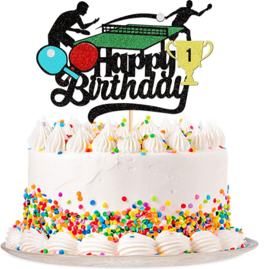 Decorazione per Torta a Tema P - Badminton Quotes recensione e prezzo