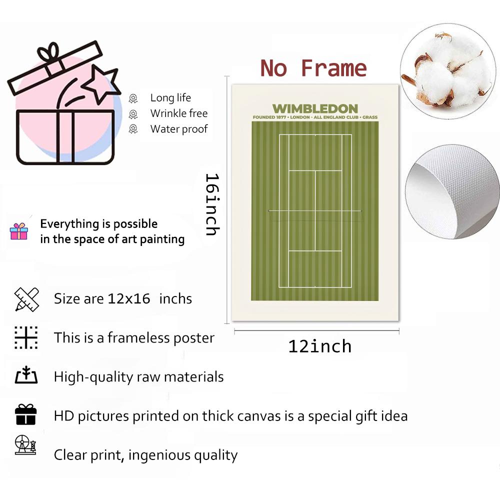Quadro su tela senza cornice c - Badminton Quotes recensione e prezzo