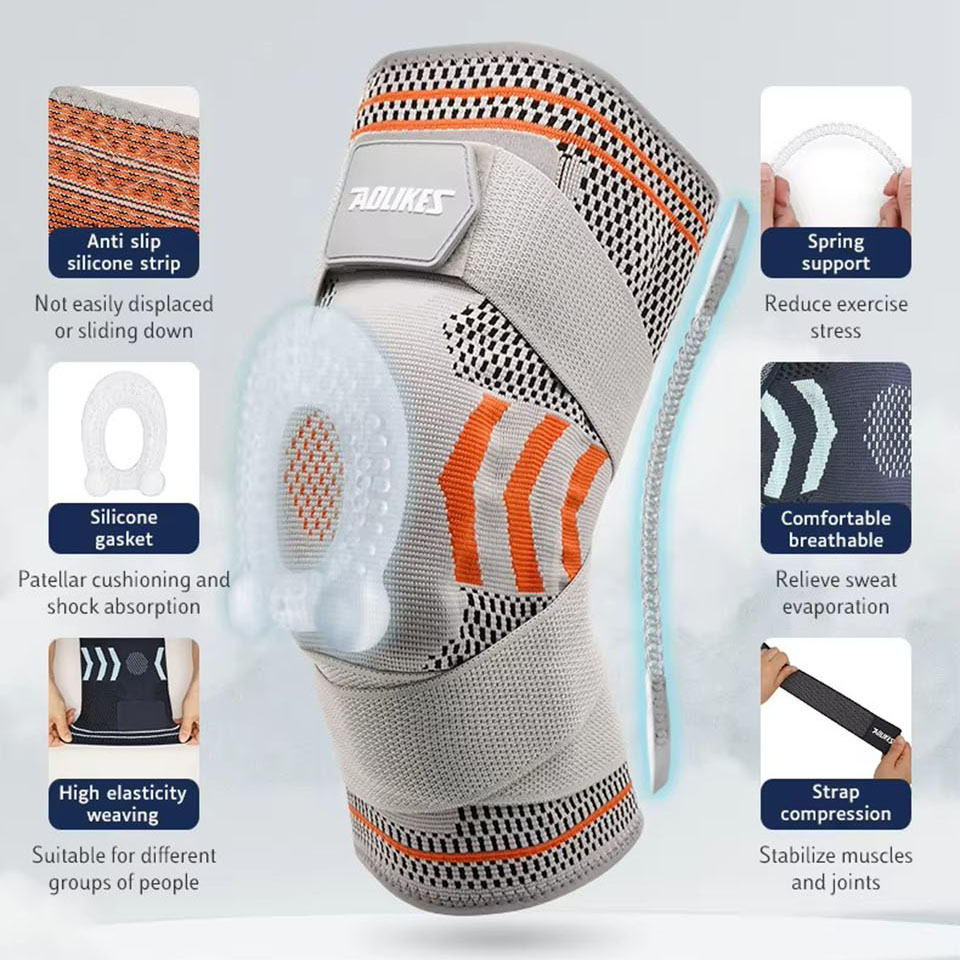 AOLIKES ginocchiere con Gel di - Knee Brace Badminton recensione e prezzo