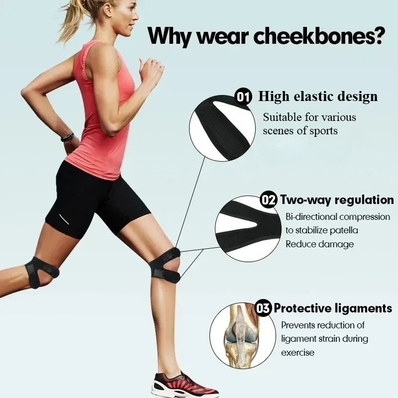 Manicotto di supporto per gino - Knee Brace Badminton recensione e prezzo